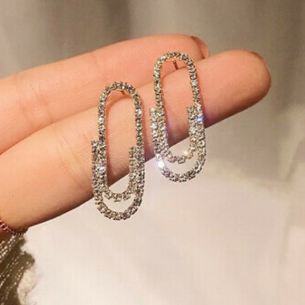 New Sterling silver luxury earrings - Picture 1 of 2